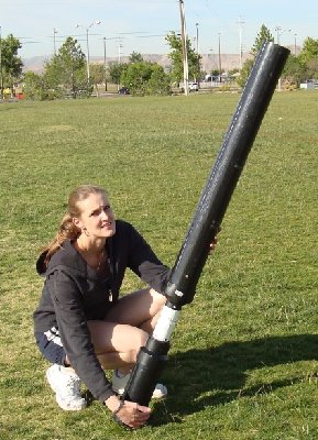 My girlfriend about to launch a softball into orbit