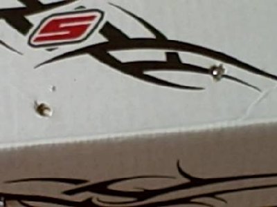 damage to a box at 3 feet