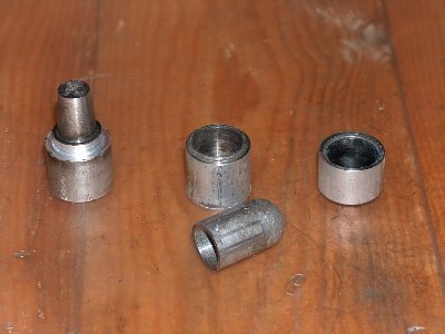Slug came out at 830 grains. Far heavier than I wanted. Will make some changes to reduce the weight and improve the mould.( its a bugger to get the slug out, need a split mould)