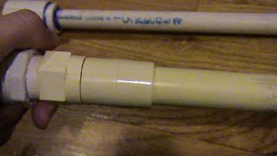 PB barrel, breech closed