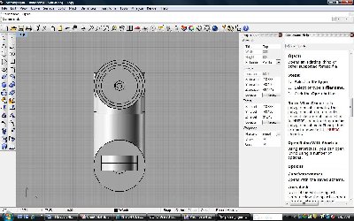 Here is a top view in shaded mode.