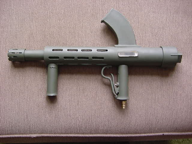 This a side view of the gun.