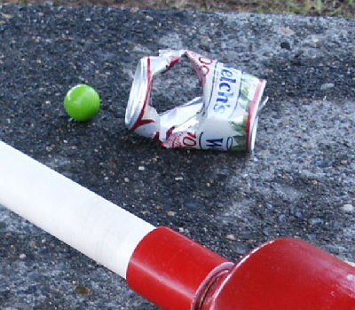 Juice can and jawbreaker