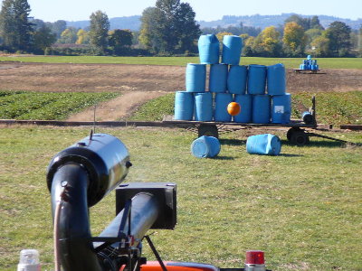 Pumpkin Patch cannon  $5 a shot.