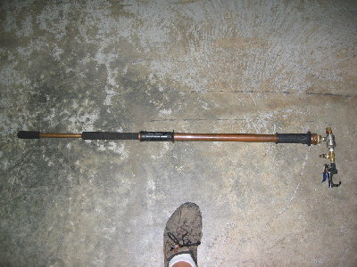 This is functionally identical to the one that got sold, other than blowgun instead of pushbutton pilot...<br /><br />And the foot is Just for JSR... lol