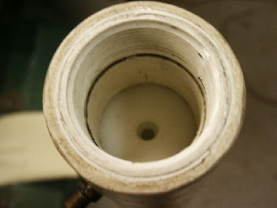 Lapped fit in the Mouse Musket valve.  Valve moves very easily and will move by gravity or lung power.