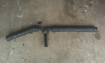 Gun with 2&amp;quot; barrel attached