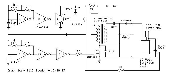 Typical home built CDI circuit