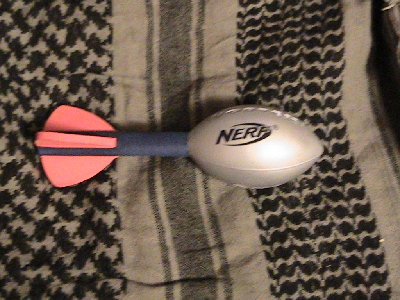 the nerf rocket. makes a satistfiying &amp;quot;whump&amp;quot; when fired