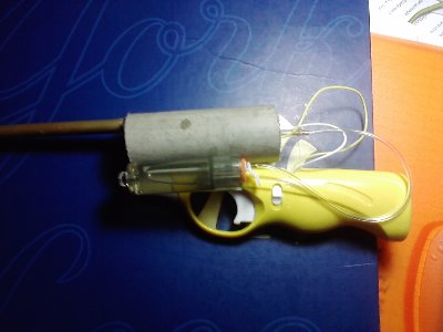 this is the prototype, the real gun will has the same ignition, the same gas tank and same size of chamber.