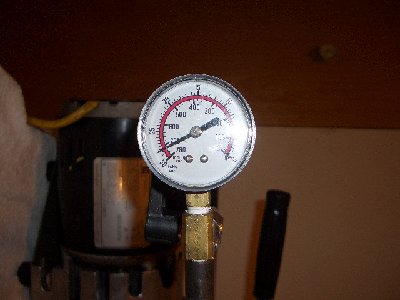 Max vac pressure held for 30 min to remove voids