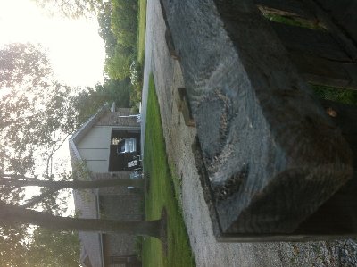 Distance of shots (you can see the gun next to my garage)