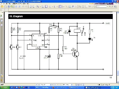 changed C2 to 1µF to bring the discharge time down to a more controllable level using a pot