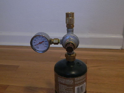 regulator on bottle