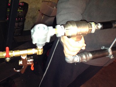 Dual QEV valve set-up.