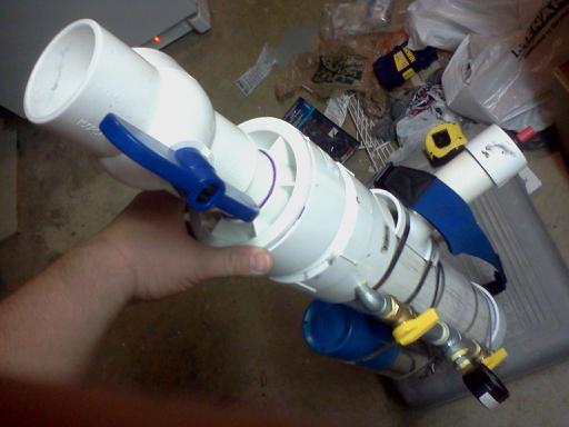 now I have the ball valve installed.