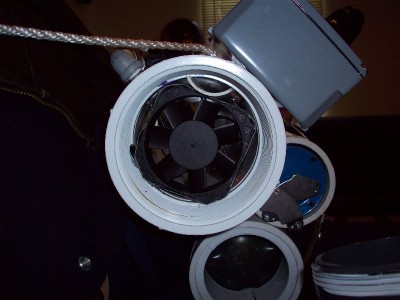 View of the mixture/vent fan...