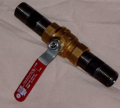 ball valve with 2 niples (hahaha)