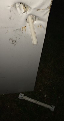 image.jpg (528.02 KiB) Viewed 3713 times 300 psi fridge damage, lower hole from just the pvc sabot on the failed dart launch, upper hole from trailer ball(went through other side as well).