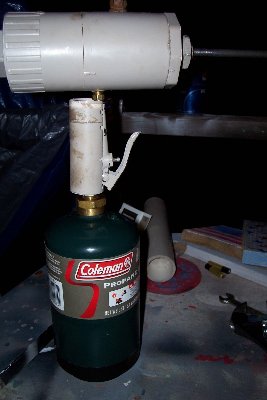 the bottle adapter can be found at some propane refill stores for a couple bucks.