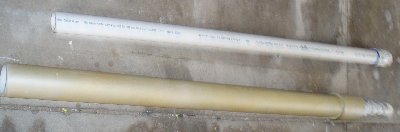 2.5'' and 1.5'' barrels both 48&amp;quot; long with 1'' threads to attach to chamber.