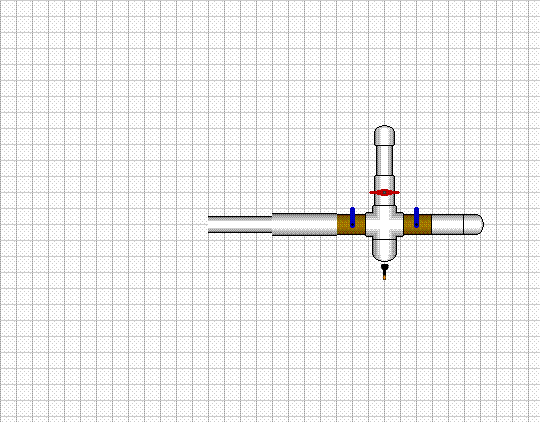 The shradervalve in this diagram represents some sort of vent valve. As for the inlet for new air, I have no idea what you are going to do...