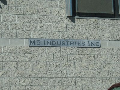 M5 Industries Sign
