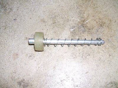 The bolt is a 3/4&amp;quot; long piece of 5/16&amp;quot; brakeline (back) that slides over the 1/4&amp;quot; aluminum tubing. There is 1/4&amp;quot; brakeline epoxied inside the 5/16&amp;quot; brakeline, and an epoxy cylinder surrounds it all.