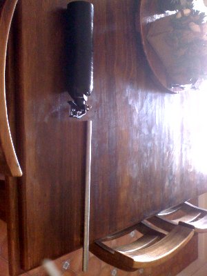 this is kind of how i want it to look, but i will have to make up some sort of bracket to support it