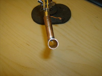 You can c the valve pin Sticking out here!