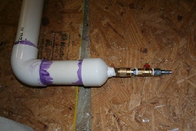 The cap with quick connect