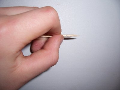 the sharpened tip