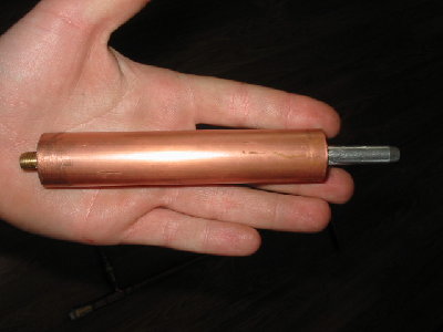 Marker gun compared to hand.