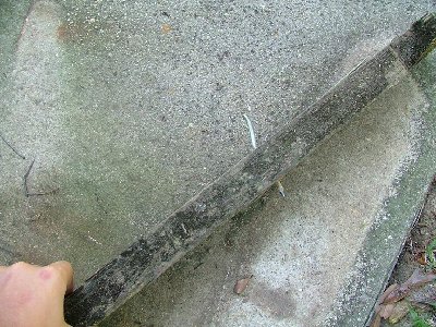 3/8&amp;quot; all thread rod. 10&amp;quot; long originally treaded through a 3/4&amp;quot; pvc endcap