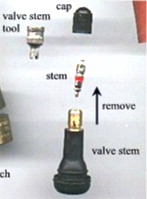 Valve stem removal tool